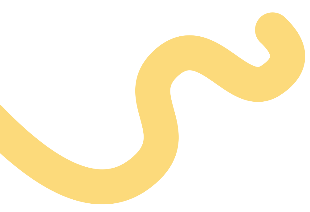 Yellow squiggle doodle