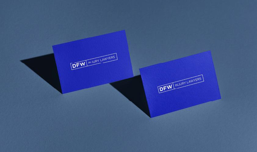 DFW Injury Lawyers business cards